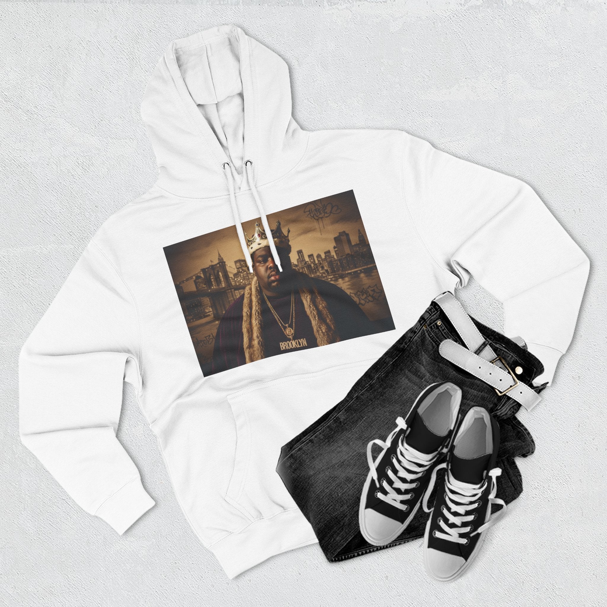 90s Hip Hop Legend Hoodie - Iconic Rapper